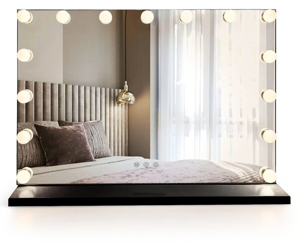 ΚΑΘΡΕΦΤΗΣ ΤΟΙΧΟΥ LED HOLLYWOOD Black 80x60