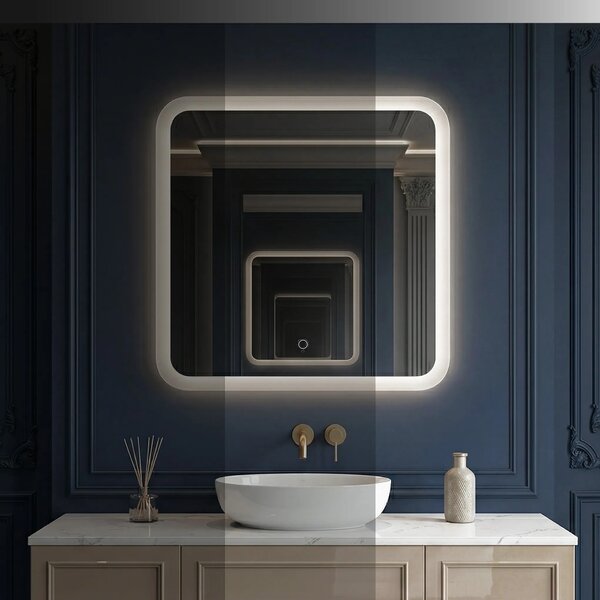 ΚΑΘΡΕΦΤΗΣ ΤΟΙΧΟΥ LED 70x70cm TOP-2