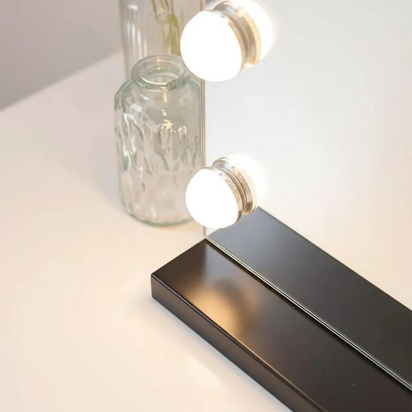 ΚΑΘΡΕΦΤΗΣ ΤΟΙΧΟΥ LED HOLLYWOOD Black 80x60