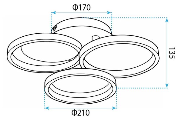 Φωτιστικό τοίχου απλίκα LED APP1919-W Black