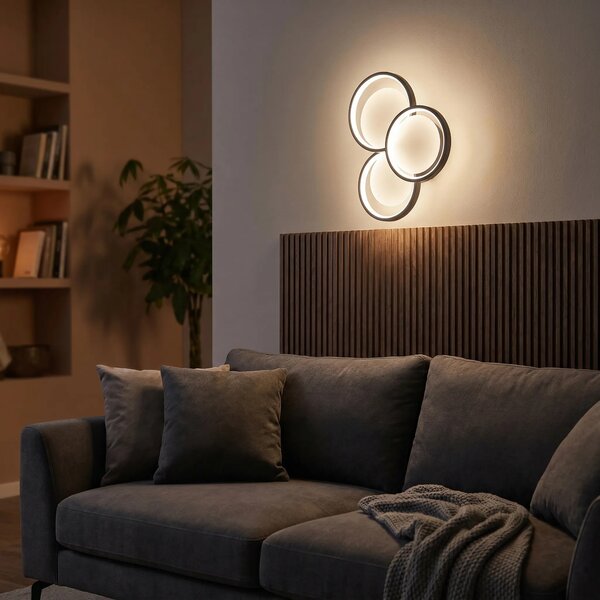 Φωτιστικό τοίχου απλίκα LED APP1919-W Black