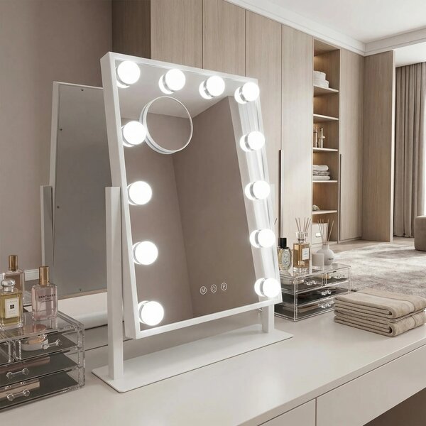 ΚΑΘΡΕΦΤΗΣ ΤΟΙΧΟΥ LED HOLLYWOOD White 30x40