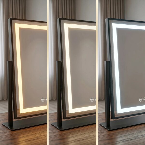 ΚΑΘΡΕΦΤΗΣ ΤΟΙΧΟΥ LED LUMI Black 30x40cm