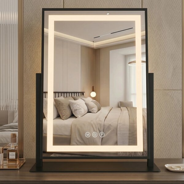 ΚΑΘΡΕΦΤΗΣ ΤΟΙΧΟΥ LED LUMI Black 30x40cm