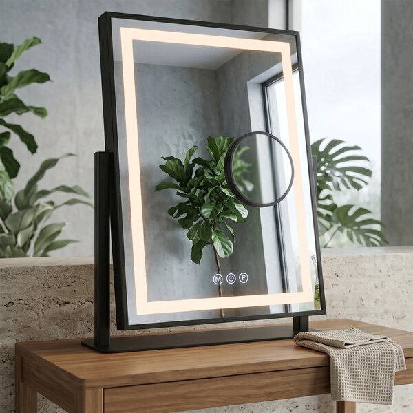 ΚΑΘΡΕΦΤΗΣ ΤΟΙΧΟΥ LED LUMI Black 30x40cm