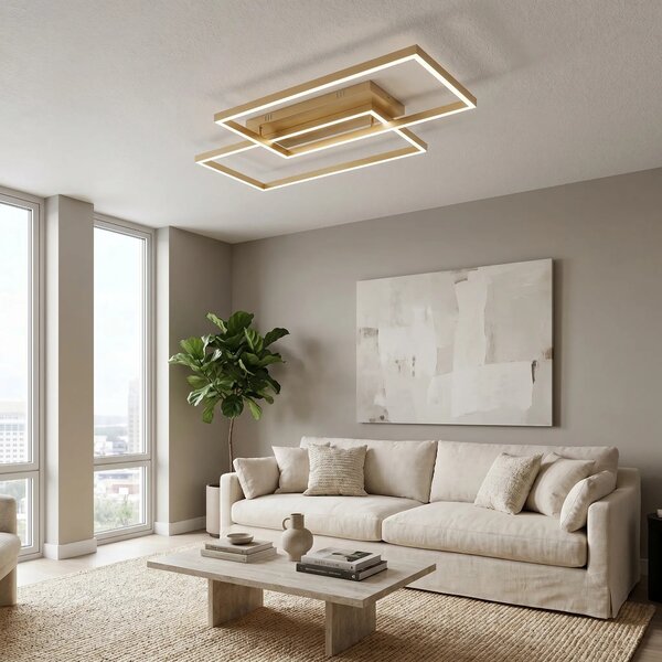 Φωτιστικό οροφής LED SWE060-C BRUSH GOLD