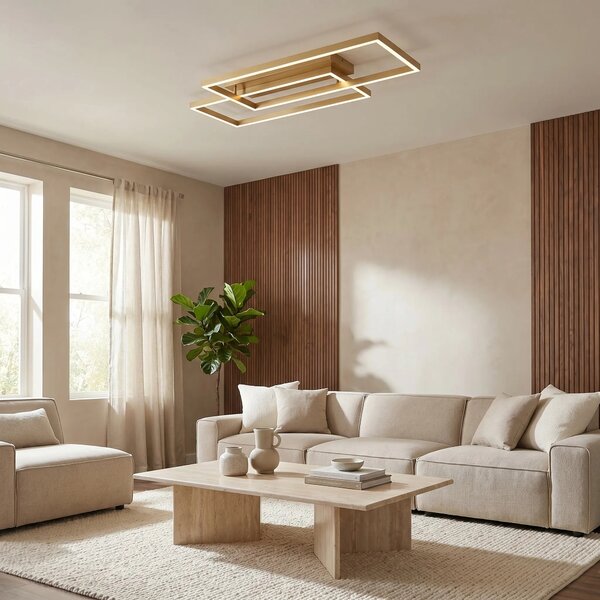 Φωτιστικό οροφής LED SWE060-C BRUSH GOLD