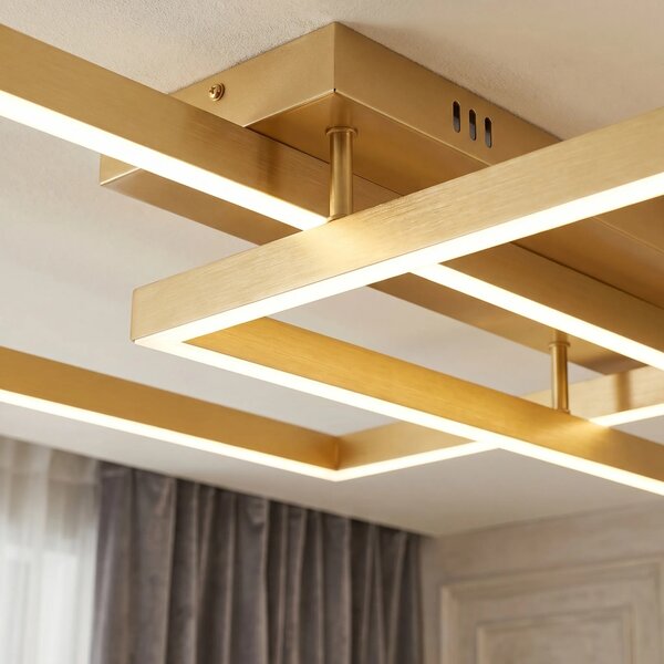 Φωτιστικό οροφής LED SWE060-C BRUSH GOLD