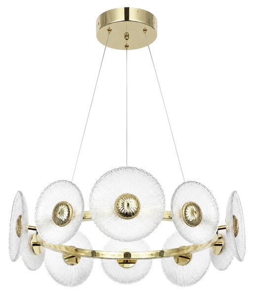 ΚΡΕΜΑΣΤΟ ΦΩΤΙΣΤΙΚΟ ΟΡΟΦΗΣ SWE071-CP 60cm GOLD
