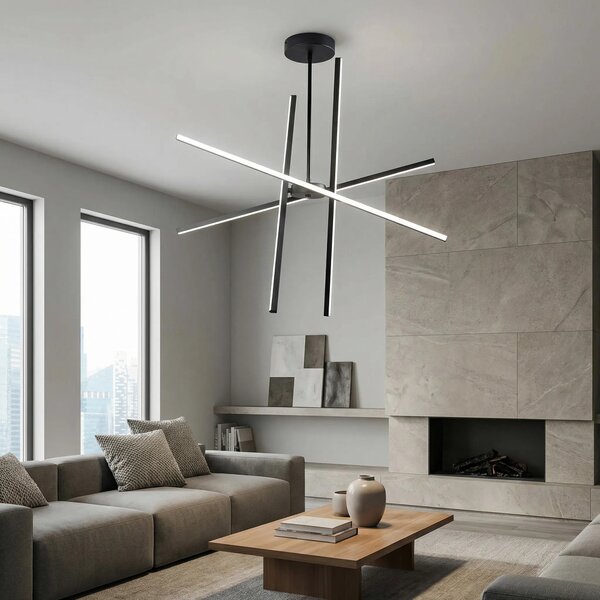 Φωτιστικό οροφής LED APP1929-CP Black