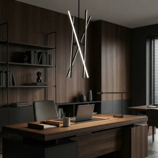 Φωτιστικό οροφής LED APP1929-CP Black