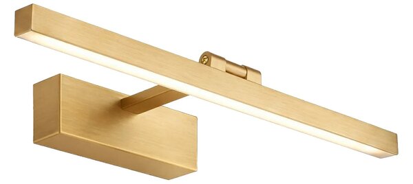 Επιτοίχο φωτιστικό μπάνιου LED APP1863-1W 40cm BRUSH GOLD