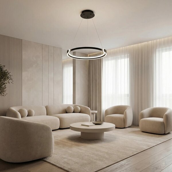 Φωτιστικό οροφής LED APP1927-CP Black