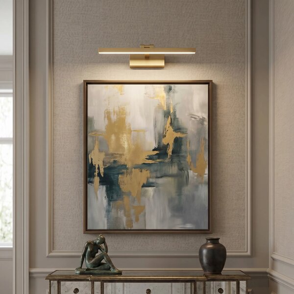 Επιτοίχο φωτιστικό μπάνιου LED APP1860-1W 40cm GOLD