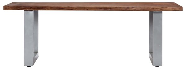 VidaXL Τραπεζάκι Σαλονιού Live Edge 115x60x40 εκ. Μασίφ Ξύλο Ακακίας