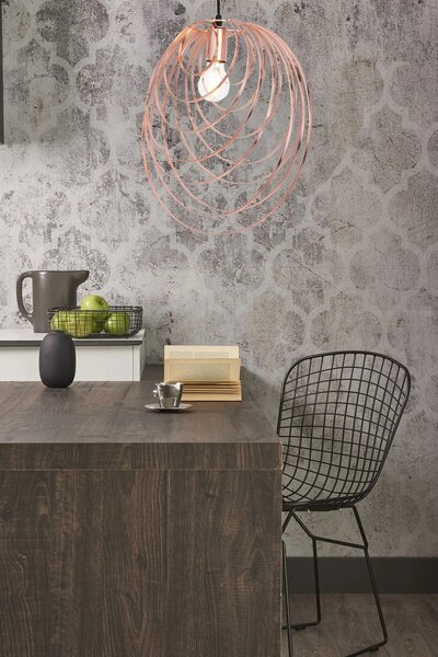 ΓΕΩΜΕΤΡΙΚΟ ΦΩΤΙΣΤΙΚΟ ΟΡΟΦΗΣ APP427-1CP Rose Gold