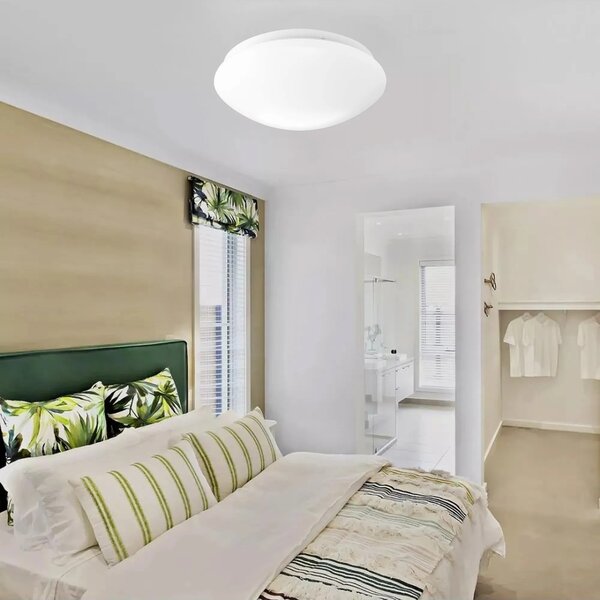 Φωτιστικό Plafond 33cm Στρογγυλή Οροφή 18W APP756-1C Λευκό