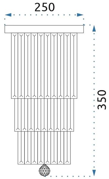ΚΡΥΣΤΑΛΛΟ ΛΑΜΠΑ PLAFON APP787-3C