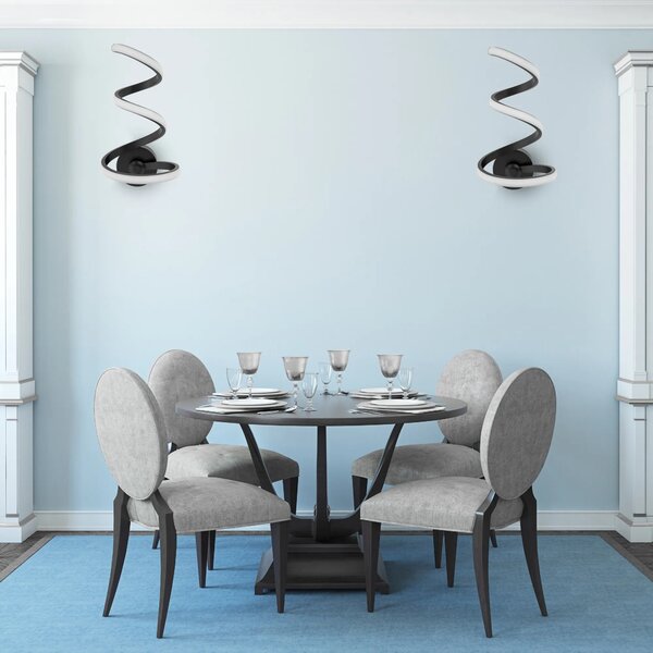 ΦΩΤΙΣΤΙΚΟ ΤΟΙΧΟΥ LED SPRING UP APP829-W ΜΑΤ Μαύρο