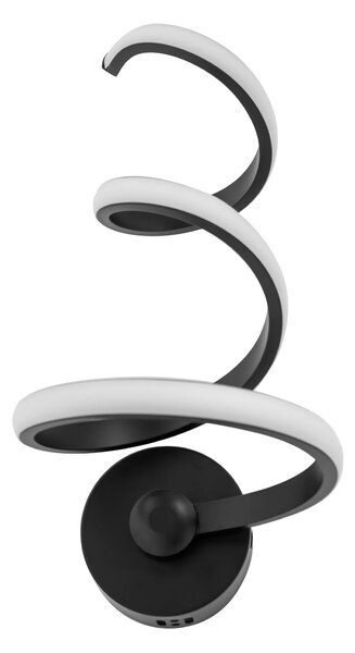 ΦΩΤΙΣΤΙΚΟ ΤΟΙΧΟΥ LED SPRING UP APP829-W ΜΑΤ Μαύρο
