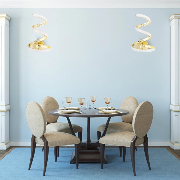 ΦΩΤΙΣΤΙΚΟ ΤΟΙΧΟΥ LED SPRING UP APP830-W Χρυσό