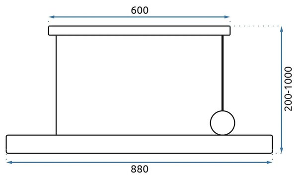 Κρεμαστό φωτιστικό οροφής Forest Linie Led APP969-1CP