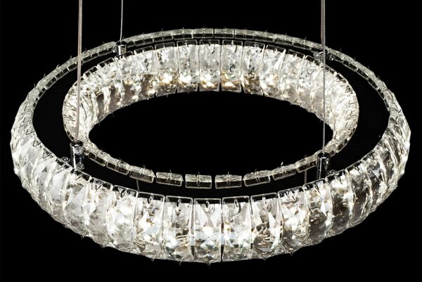 Κρυστάλλινο φωτιστικό οροφής LED APP1040-CP + τηλεχειριστήριο