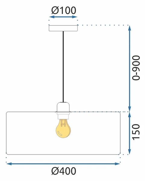Κρεμαστό φωτιστικό APP1016-1CP