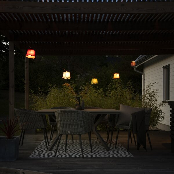 Konstsmide Christmas Σύστημα φωτιστικών αλυσίδων LED Party Basis-Set, πολύχρωμο, IP44, ρυθμιζόμενος, Πολύχρωμο, Πλαστικό, Σκανδιναβικό