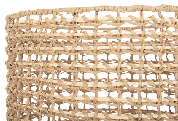 ΕΠΙΔΑΠΕΔΙΟ ΦΩΤΙΣΤΙΚΟ HM4351 RUBBERWOOD-RATTAN-PAPER ROPE ΣΕ ΦΥΣΙΚΟ Φ36x149,5Υεκ