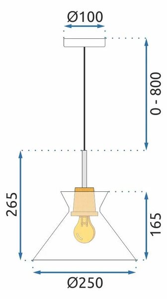 APP1183-1CP B Κρεμαστό φωτιστικό