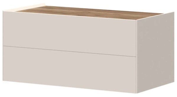 Έπιπλο Τηλεόρασης Επιτοίχιο Spike Mini 162734159 90x47x37cm Natural-Beige