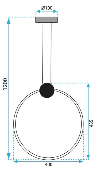 ΦΩΤΙΣΤΙΚΟ ΟΡΟΦΗΣ LED APP1397-CP OLD GOLD 40εκ