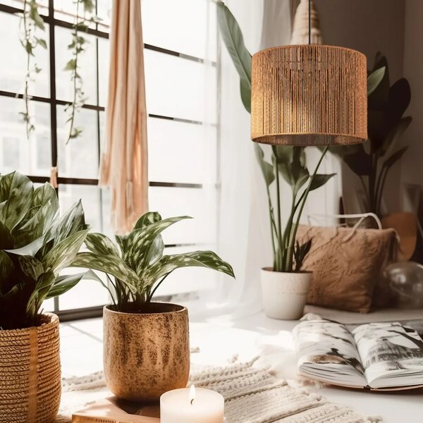 Κρεμαστό Φωτιστικό Boho 25cm APP1323-1CP