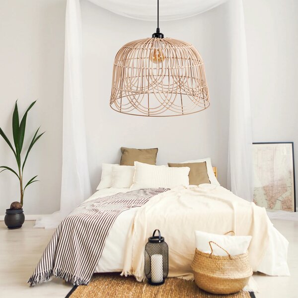 NATURAL BOHO ΚΡΕΜΑΣΤΟ ΦΩΤΙΣΤΙΚΟ ΟΡΟΦΗΣ APP1351-1CP 30 cm