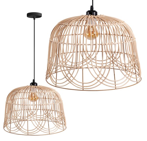 NATURAL BOHO ΚΡΕΜΑΣΤΟ ΦΩΤΙΣΤΙΚΟ ΟΡΟΦΗΣ APP1351-1CP 30 cm