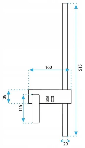 ΦΩΤΙΣΤΙΚΟ ΤΟΙΧΟΥ, ΦΩΤΙΣΤΙΚΟ ΤΟΙΧΟΥ APP1439-W RIGHT ΜΑΥΡΟ ΧΡΥΣΟ
