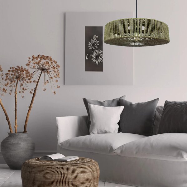 Κρεμαστό φωτιστικό Boho APP1296-1CP GREEN