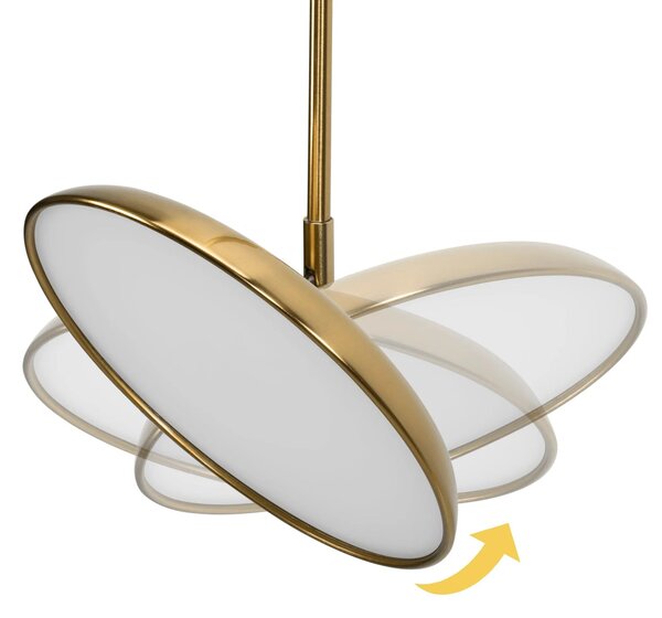 Κρεμαστό Φωτιστικό LED APP1281-CP Gold