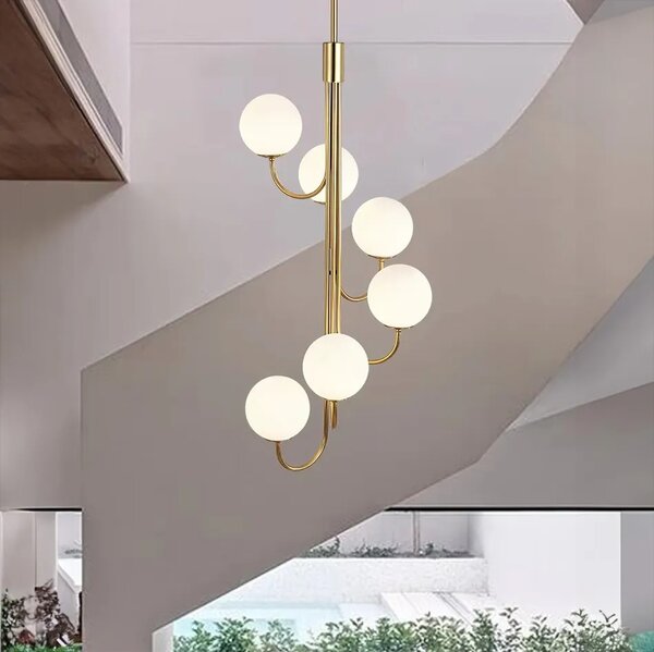 Κρεμαστό φωτιστικό APP1585-6CP Gold