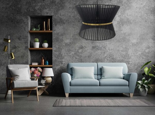 Κρεμαστό φωτιστικό APP1503-1CP BLACK