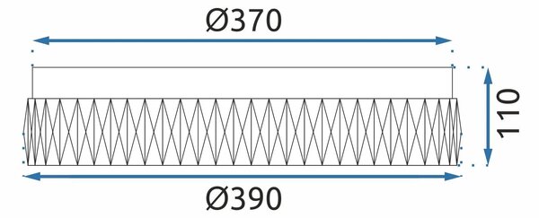 ΚΡΥΣΤΑΛΛΟ ΦΩΤΙΣΤΙΚΟ PLAFON APP1742-C 40 cm ΧΡΩΜ
