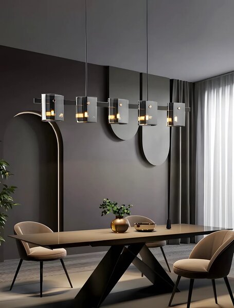 Ceiling lamp APP1706-5CP GREY G9