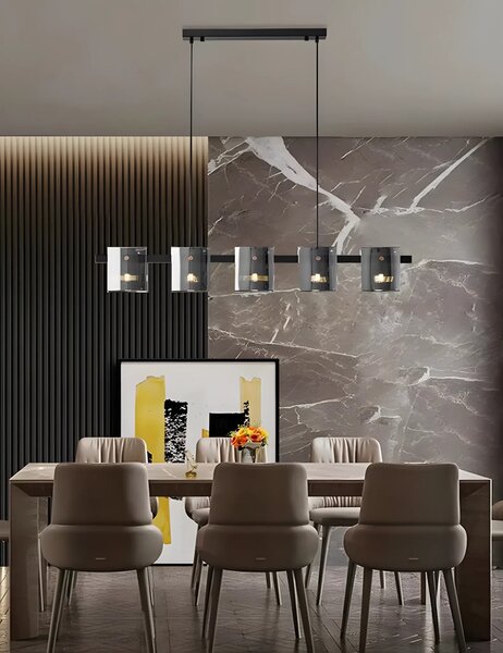 Ceiling lamp APP1706-5CP GREY G9