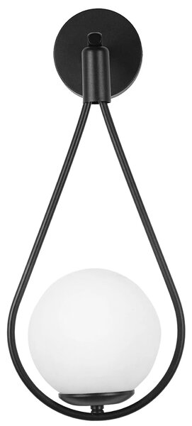 Φωτιστικό τοίχου G093-1W Black White