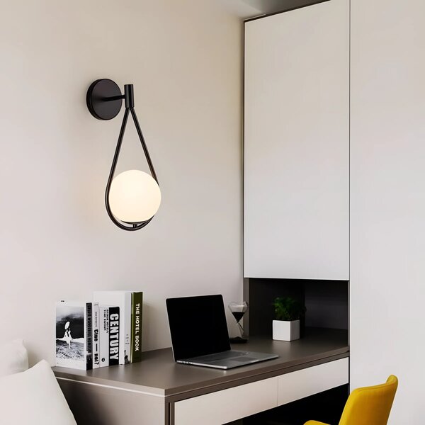 Φωτιστικό τοίχου G093-1W Black White