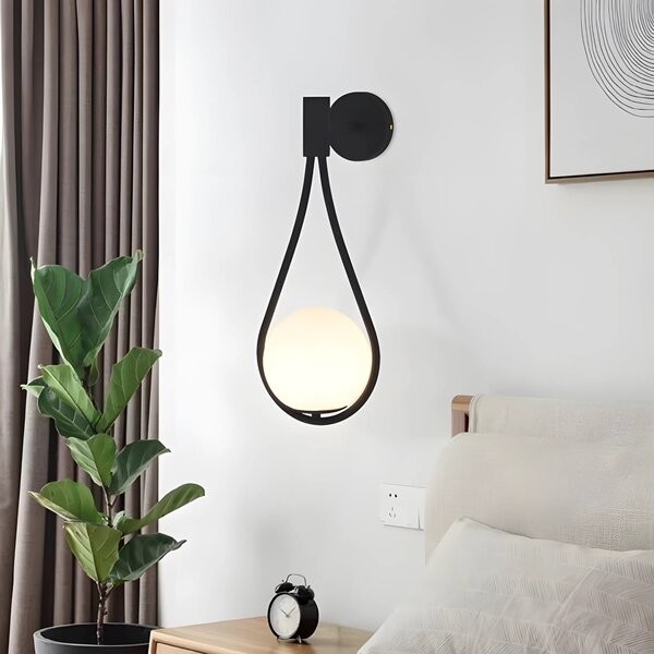 Φωτιστικό τοίχου G093-1W Black White