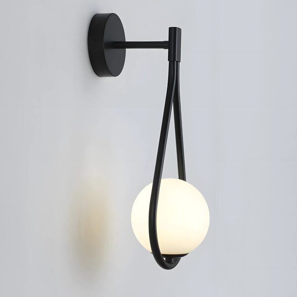 Φωτιστικό τοίχου G093-1W Black White