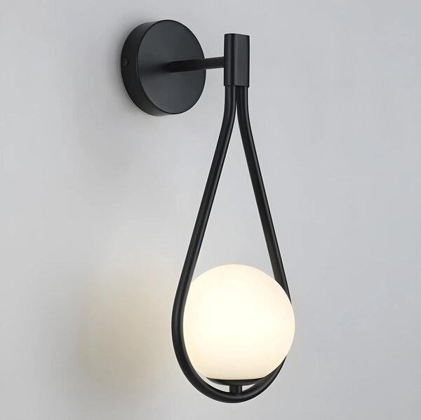 Φωτιστικό τοίχου G093-1W Black White