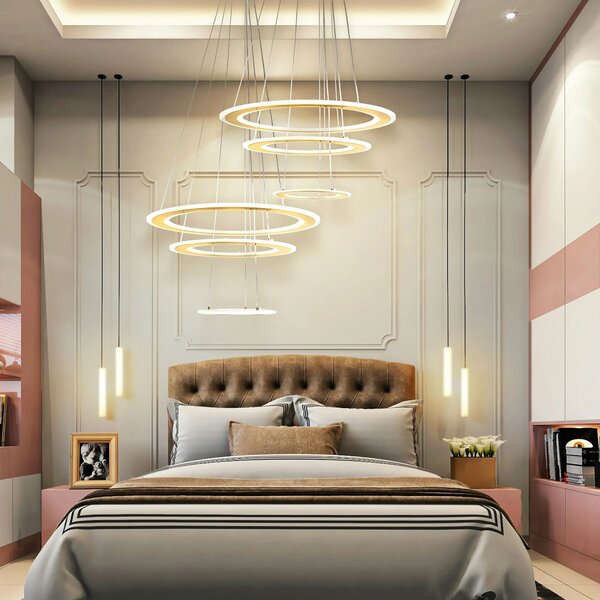 Κρεμαστό φωτιστικό LED G041-3CP BRUSH GOLD
